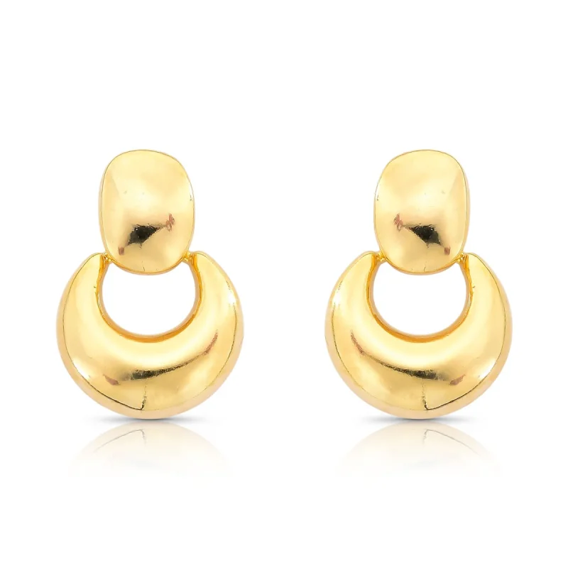 Brinco De Argola Bold Folheado A Ouro 18k – Impactante E Estiloso